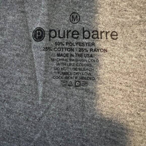 Pure Barre Gray Rainbow Logo Tank - Picture 3 of 3